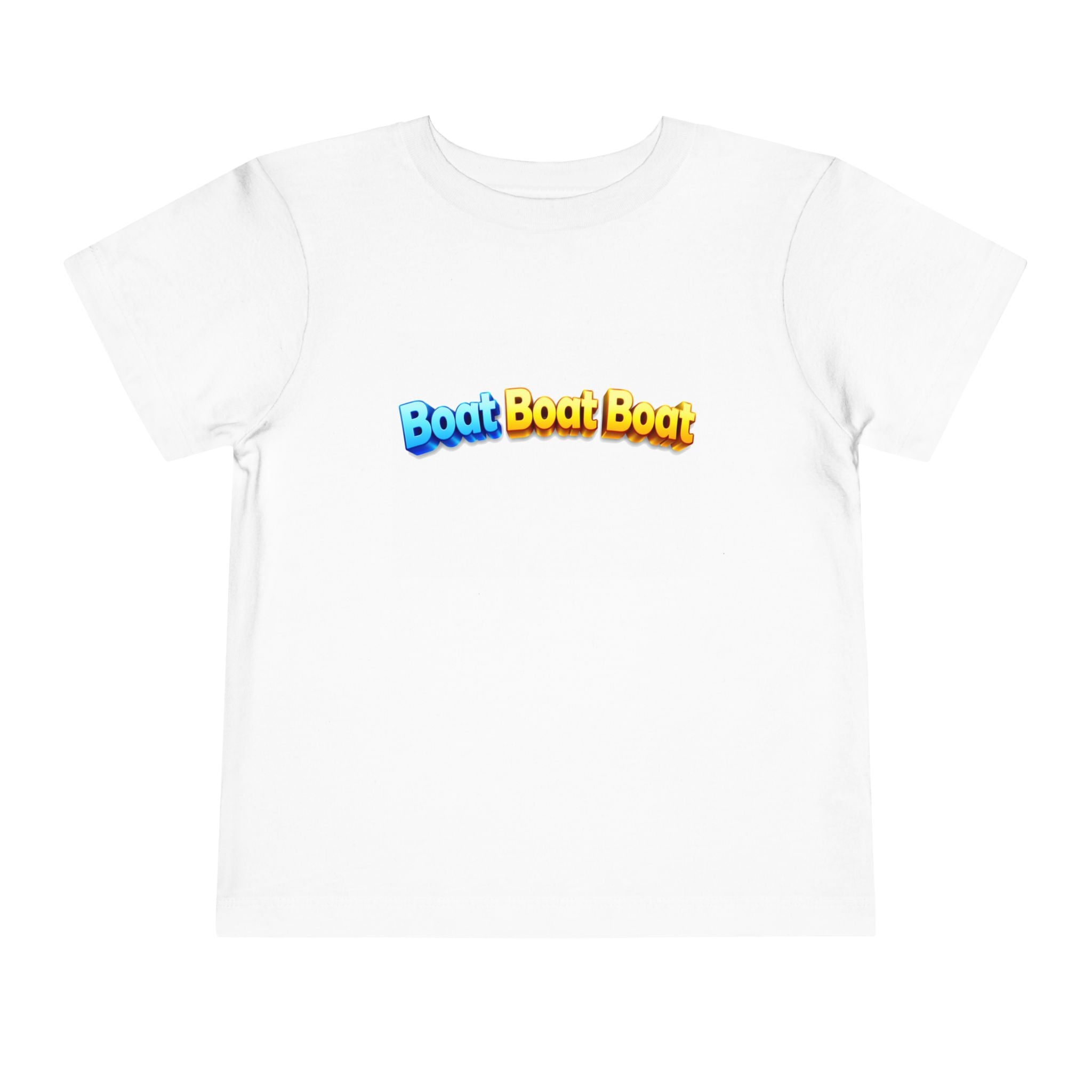 Boat Boat Boat Toddler Shirt – Noah’s Ark Christian Kids Tee
