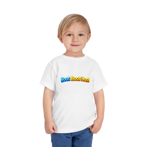 Boat Boat Boat Toddler Shirt – Noah’s Ark Christian Kids Tee